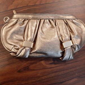 Mettalic wristlet